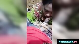 Married bhabhi giving blowjob her devar