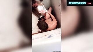 classmates caught fucking in a club toilet