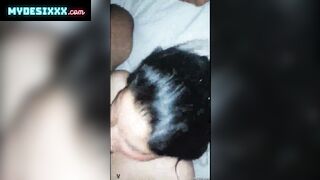 Wife-sucking-husband-dick-but-he-accidently-cum-inside-she-started-vomiting