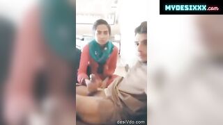 Cheater bhabhi giving handjob and blowjob to devar with clear punjabi audio