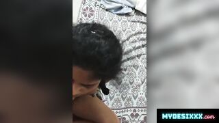 Hubby cum on her wife cute face