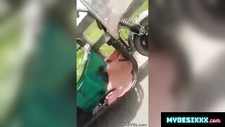 Desi college girl hard fucked by lover in auto rikshaw and his friend record