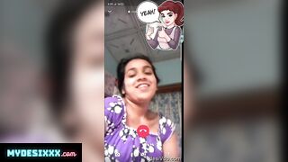 Desi girl getting nude during video call