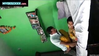 Cute young indian girl first time painful sex with uncle at home