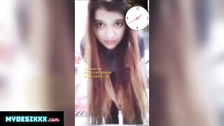 Hot desi babe aliya hot bigo live