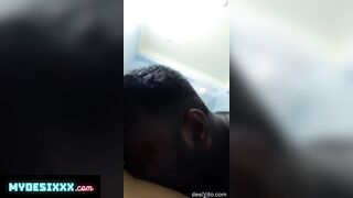 Shy mallu girl enjoying with boyfriend in hotel