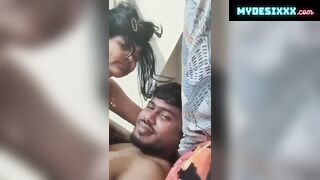 Horny bhabhi riding on husband