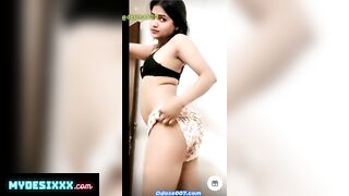 Horny air hostess neha rajput dancing dirty on live