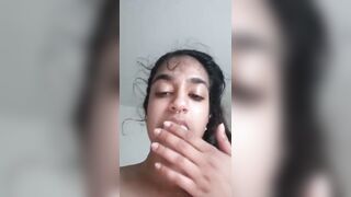 Desi girl giving blowjob and eating cum