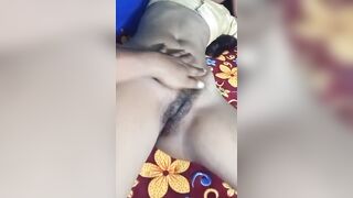 Showing gf tight hairy pussy