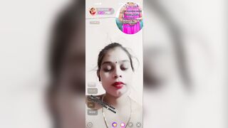 Sexy bhabhi showing boobs and pussy on tango live