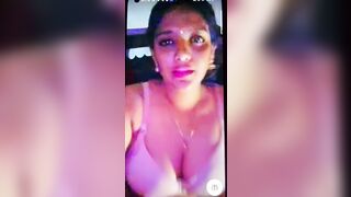 Anu showing big boobs on tango live with face