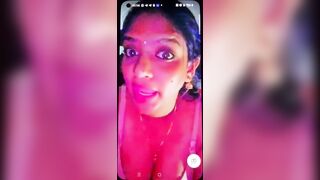 Anu showing big boobs on tango live with face