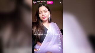 Nandu telugu bbw showing nude body and fingering on tango with face