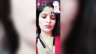 Sexy bhabhi showing big boobs on tango live