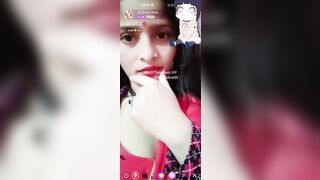 Sexy bhabhi showing big boobs on tango live