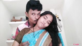 Desi couple romance front of camera