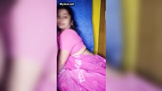 Desi tiktok aunty showing big boobs