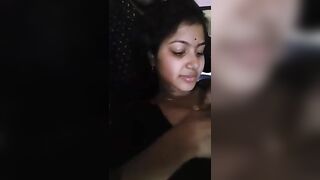 Cute young girl romance with her bf