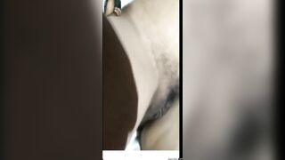 Indian sexy bhabhi showing his hairy sexy pussy on vc