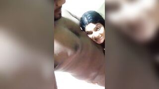 Cute mallu girl sucking lover black dick