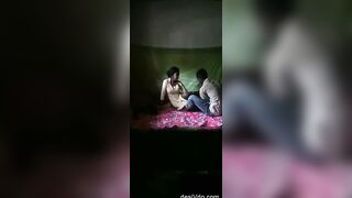 Made a secret video of the sex of a village young lover