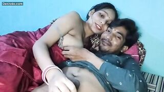 Pregnant desi wife hard fucking with hubby and cum filled pussy