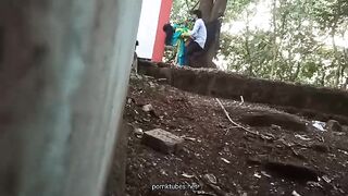 Desi college girl jungle sex in college uniform