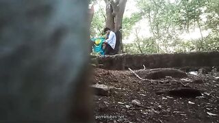 Desi college girl jungle sex in college uniform