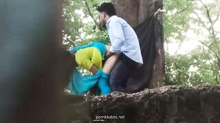 Desi college girl jungle sex in college uniform