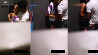 Trial room sex mms video caught by hidden cam