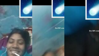 Desi village bhabhi fingering on video call with lover part 1