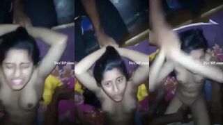 Bangladeshi beautiful girl hard threesome fuck