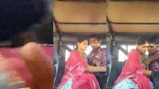 Desi rajasthani couple fucked in car