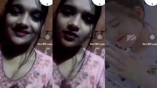 Desi village collage girl boob showing on video call