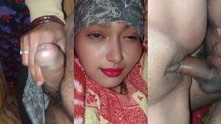 Pahadi sexy bhabhi fuck with hubby under blanket