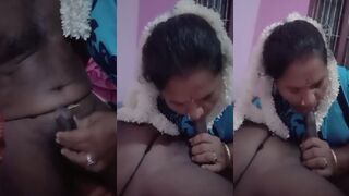 Chubby mallu aunty ka blowjob video